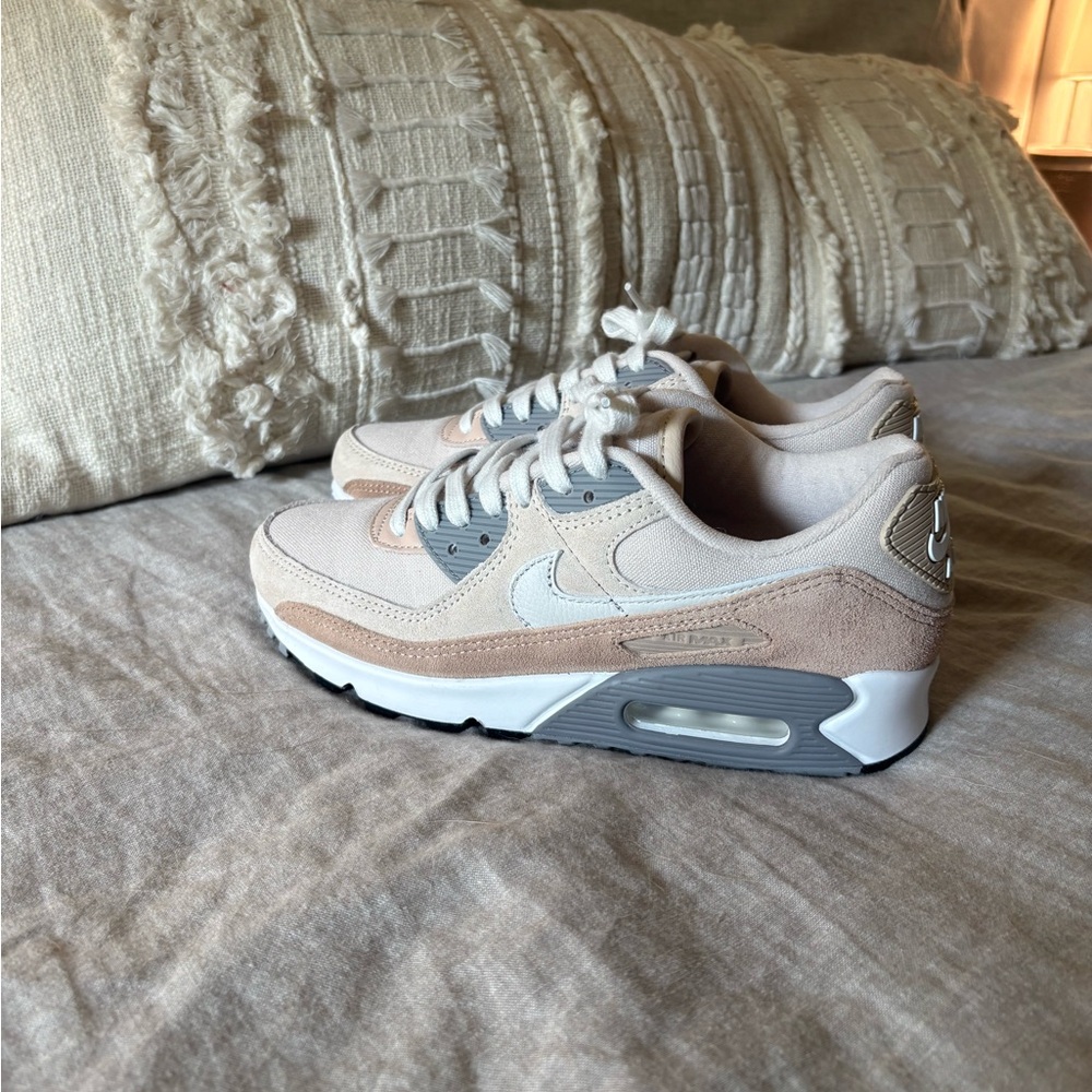 Nike Women's Air Max Sneakers - Cream and Gray